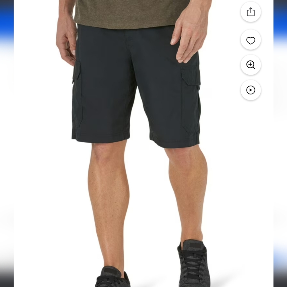 Lee Men's Dark Cargo Shorts